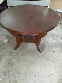 Solid Wood Round Dining Table